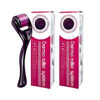 PACK 2 DERMA ROLLER SYSTEM 540 AGUJAS DE TITANIO